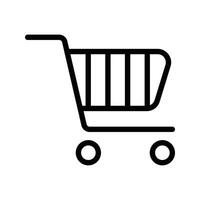 Chariot achats Commerce pour en ligne vente au détail boutique affaires acheter vendre vente livraison Paiement marché numérique Chariot vecteur