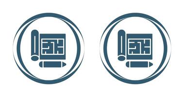 icône de vecteur de plan directeur
