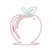 Pomme vecteur icône. Pomme icône ensemble. Pomme symboles pour votre la toile conception. icône logo, application, ui. Pomme icône vecteur illustration