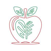 Pomme vecteur icône. Pomme icône ensemble. Pomme symboles pour votre la toile conception. icône logo, application, ui. Pomme icône vecteur illustration