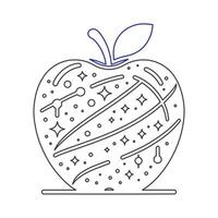 Pomme vecteur icône. Pomme icône ensemble. Pomme symboles pour votre la toile conception. icône logo, application, ui. Pomme icône vecteur illustration