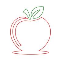 Pomme vecteur icône. Pomme icône ensemble. Pomme symboles pour votre la toile conception. icône logo, application, ui. Pomme icône vecteur illustration