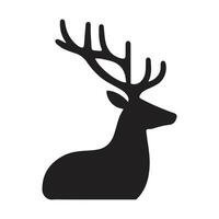 mâle cerf logo, Facile vecteur de mâle cerf, génial pour votre chasse logo, cerf logo isolé sur blanc Contexte