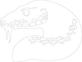 taureau contour silhouette vecteur