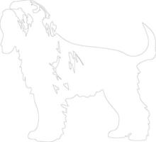 spinone italiano contour silhouette vecteur