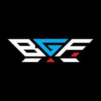 bgf lettre logo vecteur conception, bgf Facile et moderne logo. bgf luxueux alphabet conception