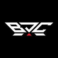 bjc lettre logo vecteur conception, bjc Facile et moderne logo. bjc luxueux alphabet conception