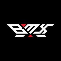 bmx lettre logo vecteur conception, bmx Facile et moderne logo. bmx luxueux alphabet conception