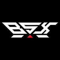 bsx lettre logo vecteur conception, bsx Facile et moderne logo. bsx luxueux alphabet conception