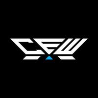 cew lettre logo vecteur conception, cew Facile et moderne logo. cew luxueux alphabet conception