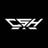 csh lettre logo vecteur conception, csh Facile et moderne logo. csh luxueux alphabet conception