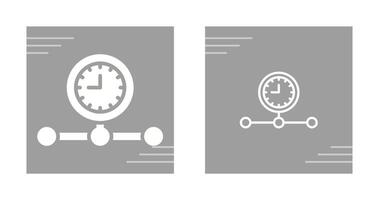 icône de vecteur de chronologie