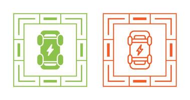 électrique planche à roulette vecteur icône