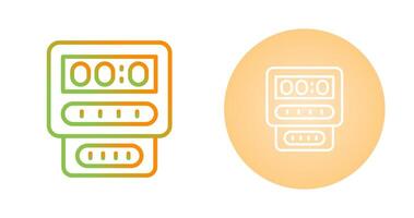 icône de vecteur de compteur électrique