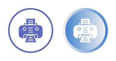 icône de vecteur d & # 39; imprimante