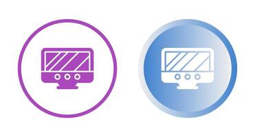 icône de vecteur de moniteur