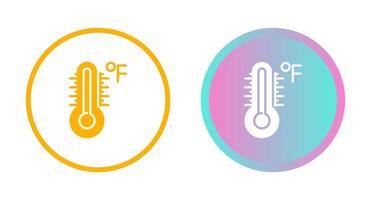 icône de vecteur de thermomètre