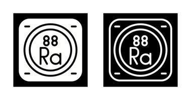 radium vecteur icône