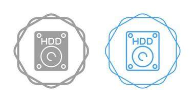 hdd vecteur icône