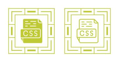 icône de vecteur css