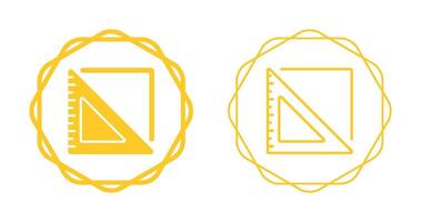 icône de vecteur de règle triangulaire