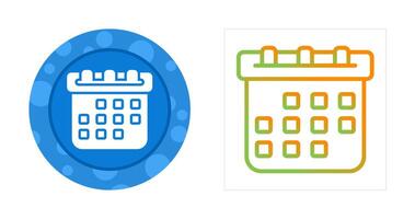 icône de vecteur de calendrier