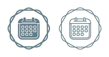 icône de vecteur de calendrier