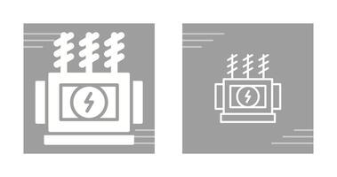 Puissance transformateur vecteur icône