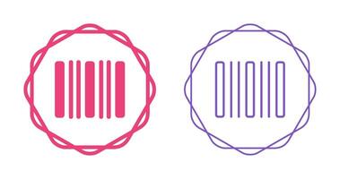 icône de vecteur de code à barres