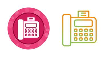 icône de vecteur de télécopieur