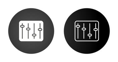 icône de vecteur d'égaliseur