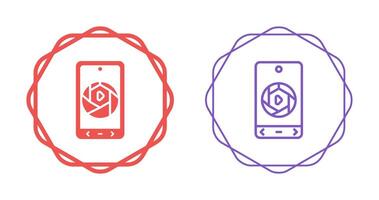 icône de vecteur de caméra vidéo