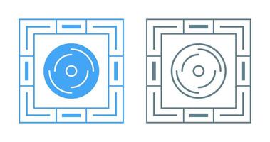 icône de vecteur de disque