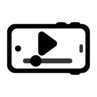 icône de vecteur vidéo
