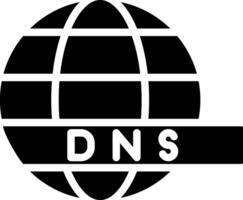 DNS serveur vecteur icône