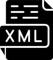 icône de vecteur xml