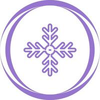 icône de vecteur de flocon de neige