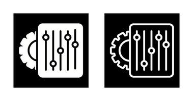 icône de vecteur de paramètres