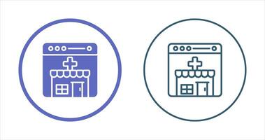 icône de vecteur de pharmacie