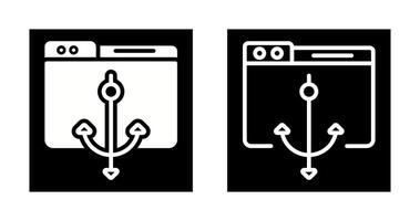 site Internet constructeur vecteur icône