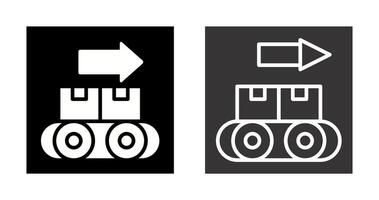 icône de vecteur de convoyeur