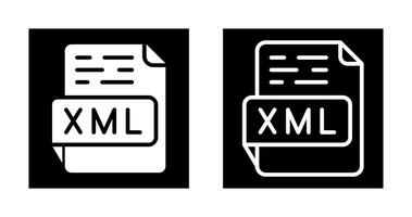 icône de vecteur xml