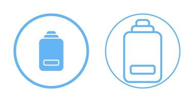 icône de vecteur de batterie faible