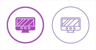 icône de vecteur de moniteur
