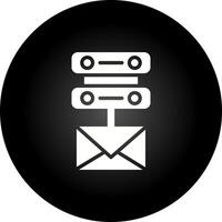 email serveur vecteur icône