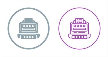 icône de vecteur d & # 39; imprimante