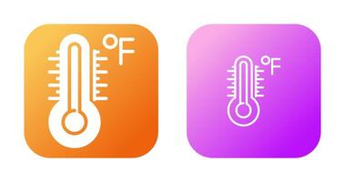 icône de vecteur de thermomètre