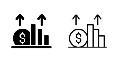 économie vecteur icône