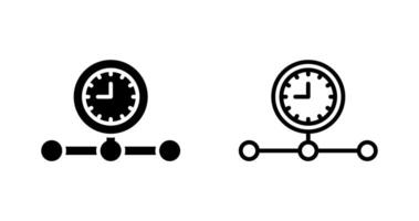 icône de vecteur de chronologie