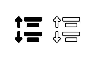 espacement vecteur icône